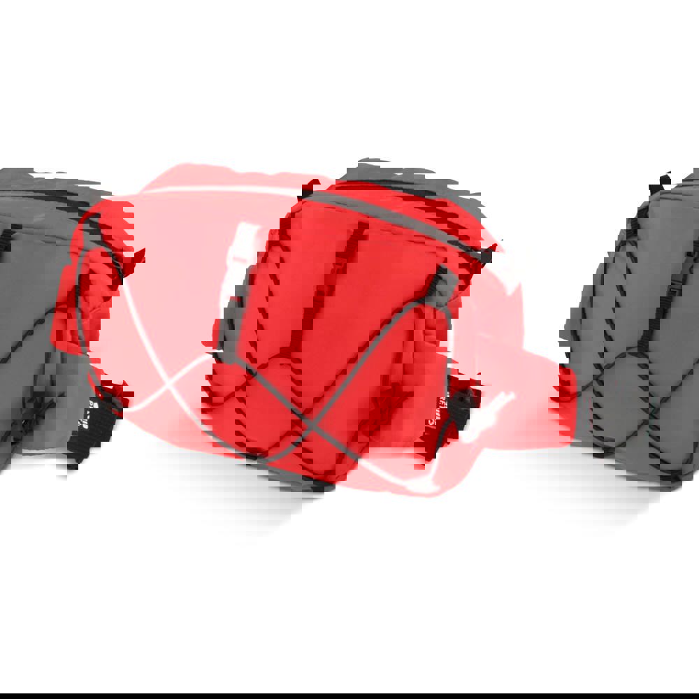 Crossbodytas R-PET met trekkoord - met logo of onbedrukt bestellen - Rood