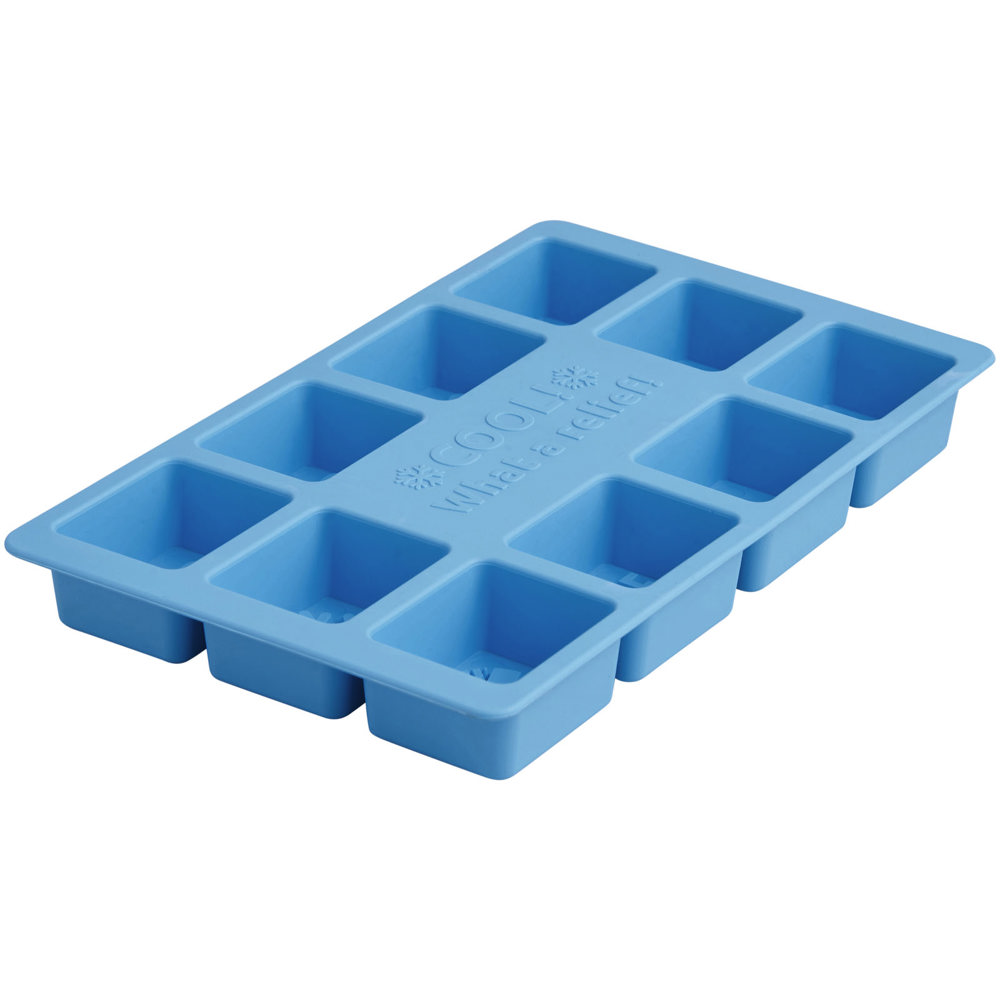 Chill aanpasbaar ijsblokjesbakje - kopen of bedrukken - Aqua