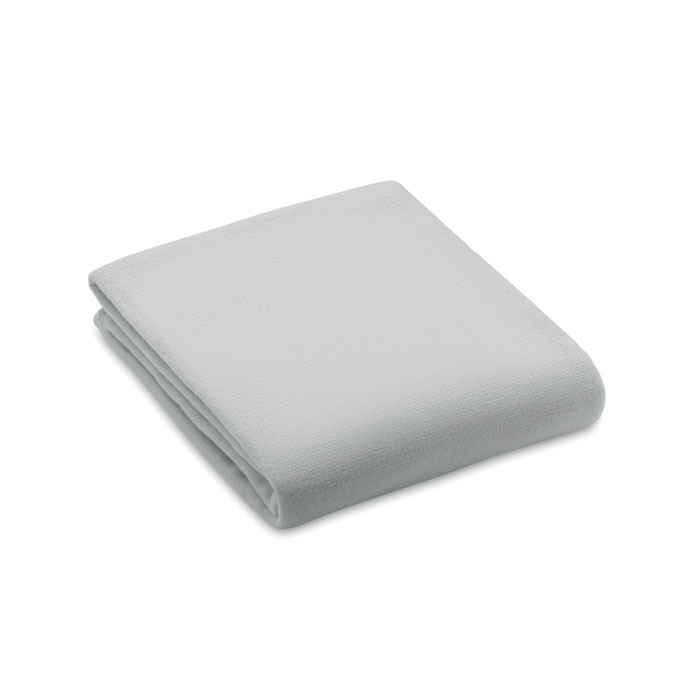 BOGDA - RPET fleece deken 130gr/m² - voor bedrijven en relatiegeschenken - grijs