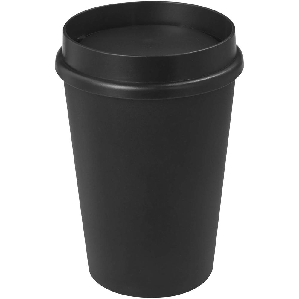 Americano® Switch 300 ml beker met 360° deksel - voor bedrijven en relatiegeschenken - Zwart