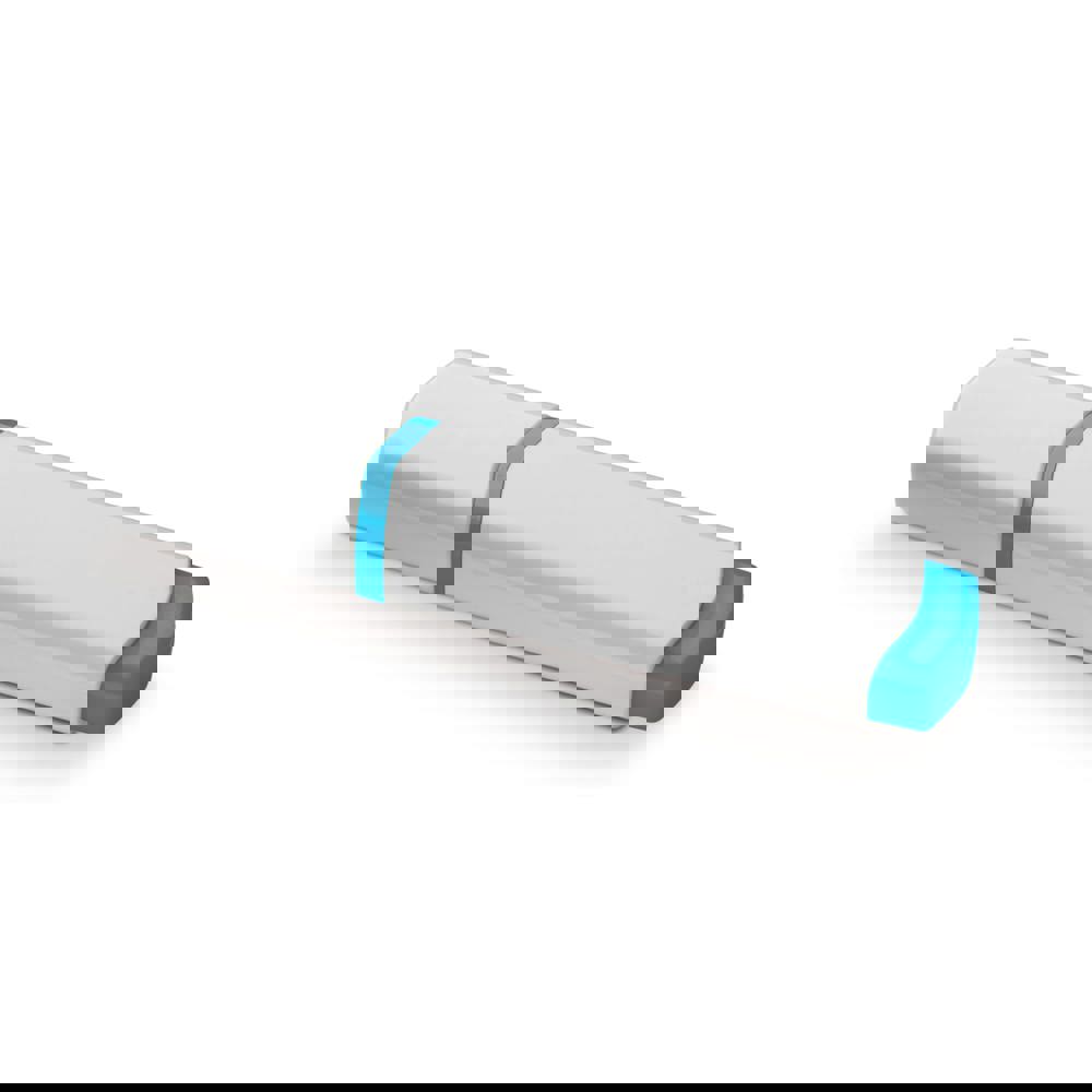 Tekstmarker - kopen of bedrukken - Wit / Blauw