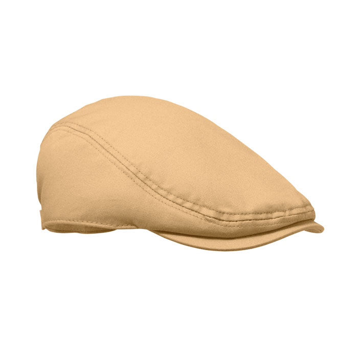 FLAT PEAK - Newsboy platte pet 235g/m² - bedrukt of onbedrukt verkrijgbaar - khaki
