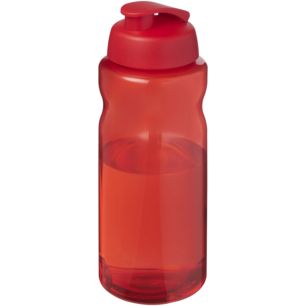 H2O Active® Eco Big Base 1 l drinkfles met klapdeksel - met logo of onbedrukt bestellen - Rood, Rood