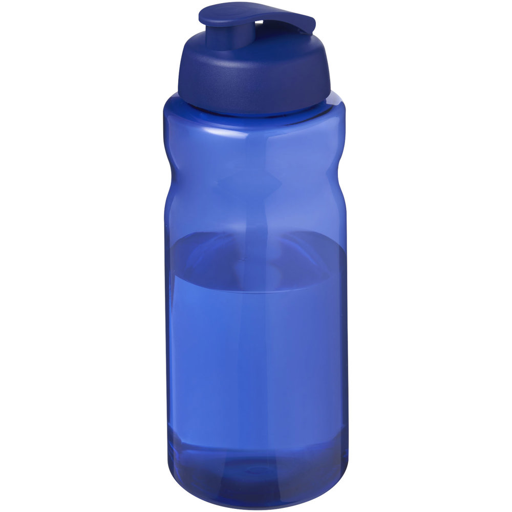 H2O Active® Eco Big Base 1 l drinkfles met klapdeksel - met logo of onbedrukt bestellen - Blauw, Blauw