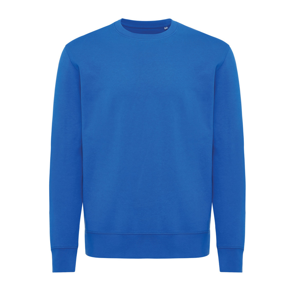IQONIQ Etosha lichtgewicht gerecycled katoen sweater - kopen of bedrukken - royal blue (± PMS 19-4050 TCX)