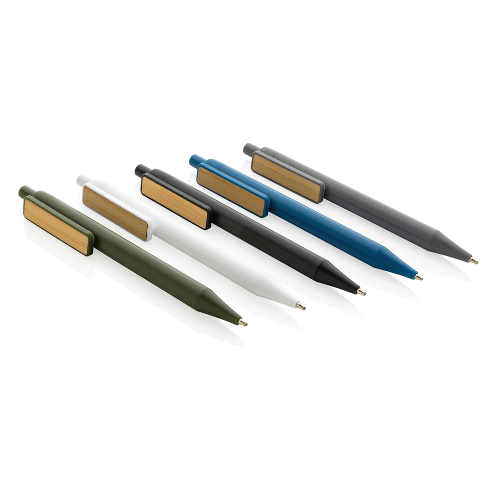 GRS RABS pen met bamboe clip - voor bedrijven en relatiegeschenken