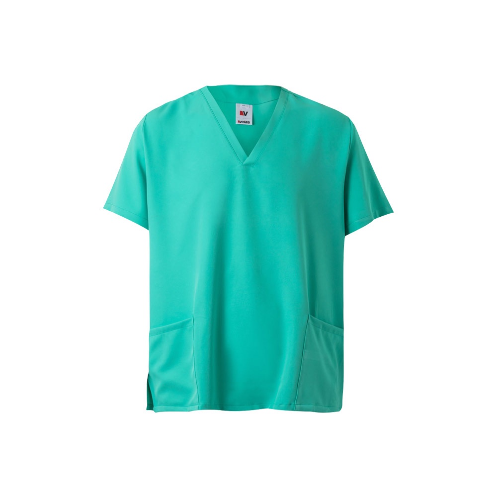 VL FLORA. Tuniek met korte mouwen (140 g/m²) gemaakt van 100% microvezel - Mint groen