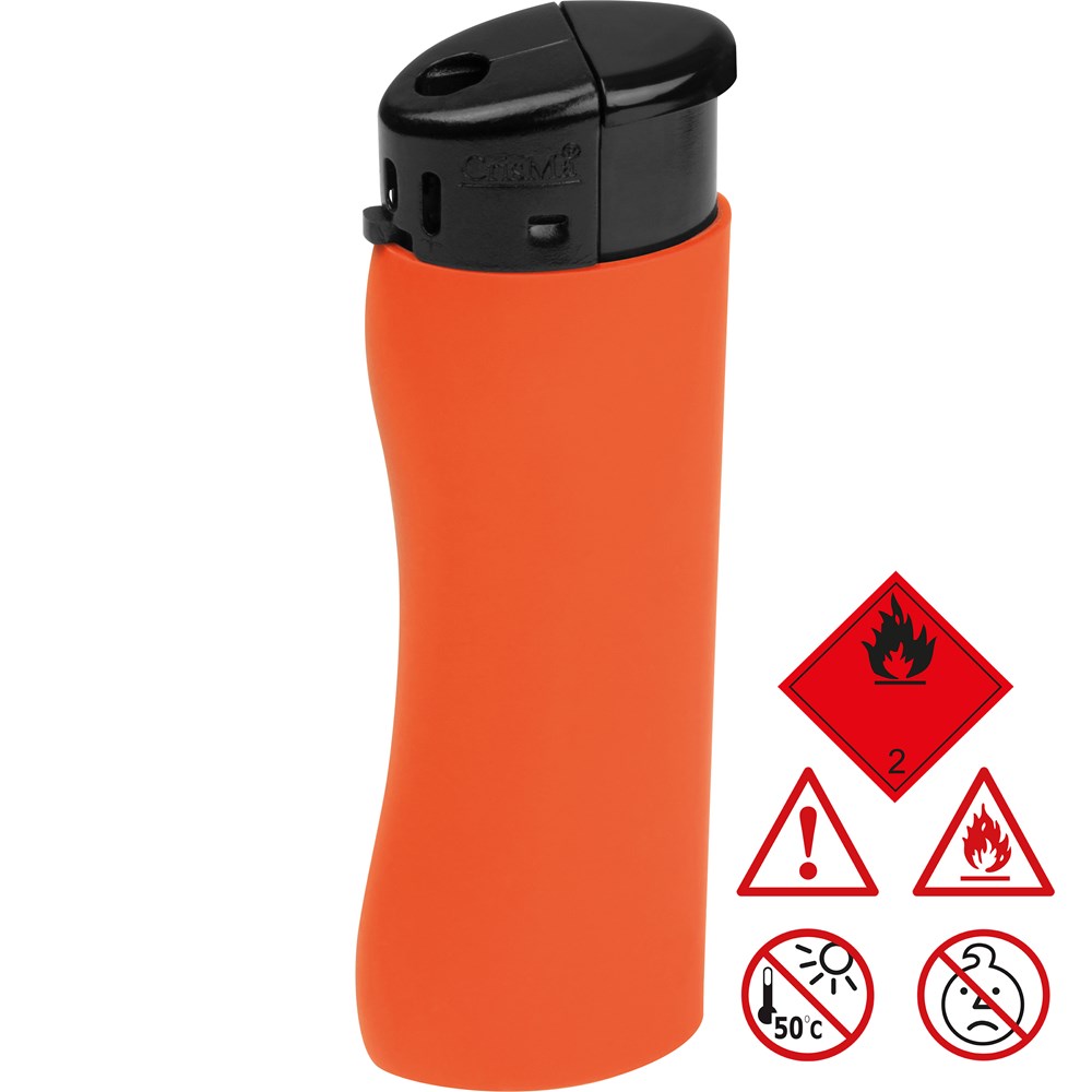 Aansteker - bedrukt of onbedrukt verkrijgbaar - Oranje
