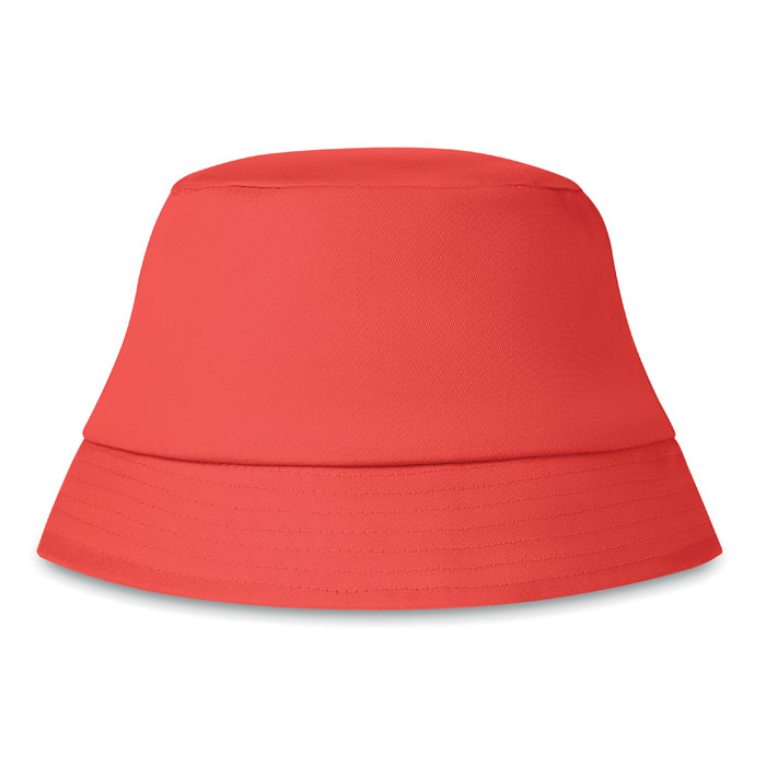 BILGOLA - ZONNE-VISSERSHOED KATOEN 160G - met logo of onbedrukt bestellen - rood