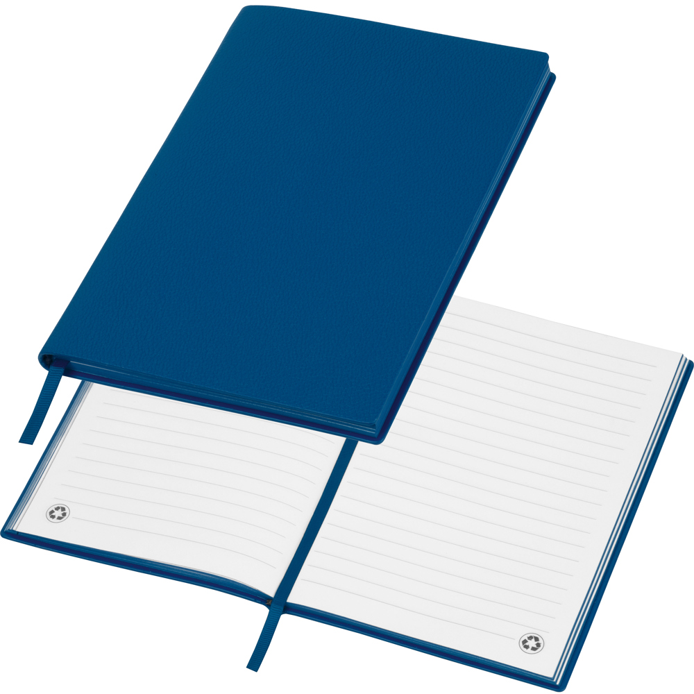 A5-notitieboekje gemaakt van zacht PU - Donkerblauw