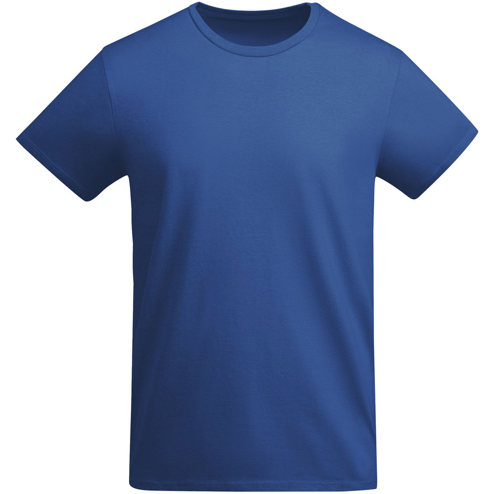 Breda biologisch katoenen kindershirt met korte mouwen - voor bedrijven en relatiegeschenken - Koningsblauw