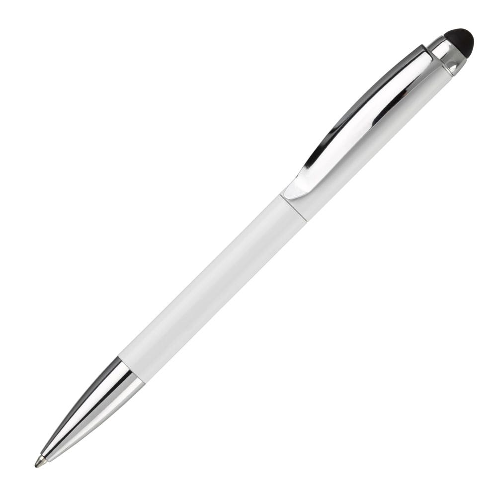 Balpen Modena stylus metaal - voor bedrijven en relatiegeschenken - Wit
