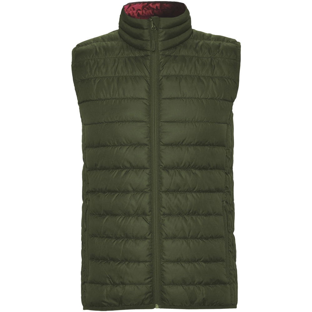 Oslo geïsoleerde bodywarmer voor heren - met logo of onbedrukt bestellen - Militair groen