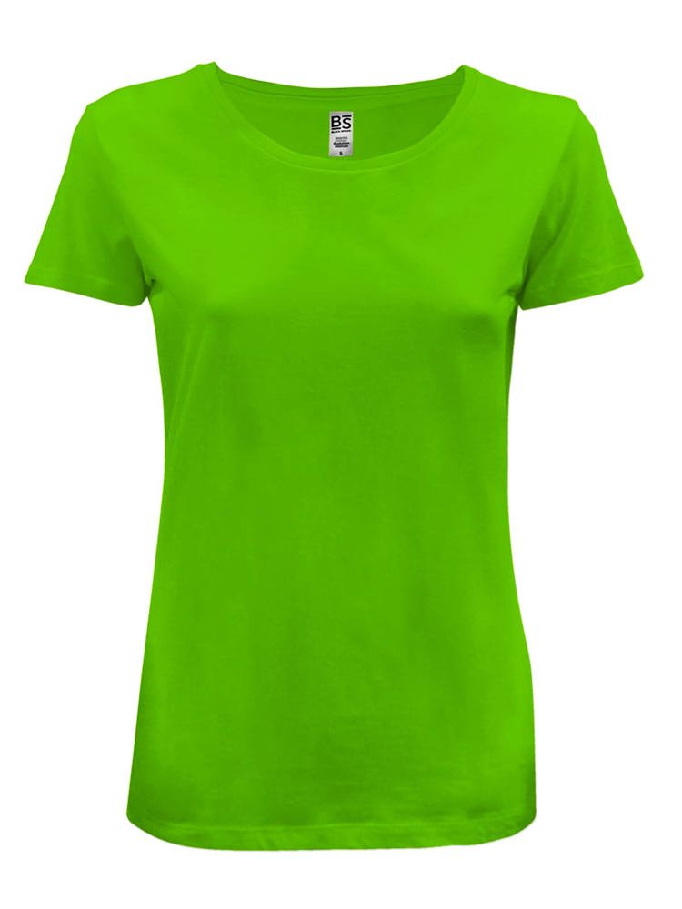 BS Evolution dames t-shirt, 150 gr/m² - bedrukt of onbedrukt verkrijgbaar - groen