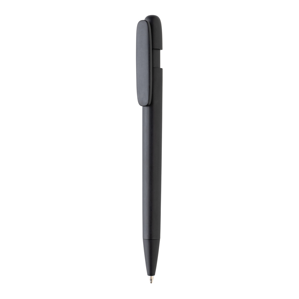 Devin GRS-gecertificeerde RABS-pen - met logo of onbedrukt bestellen - zwart (± PMS Black)
