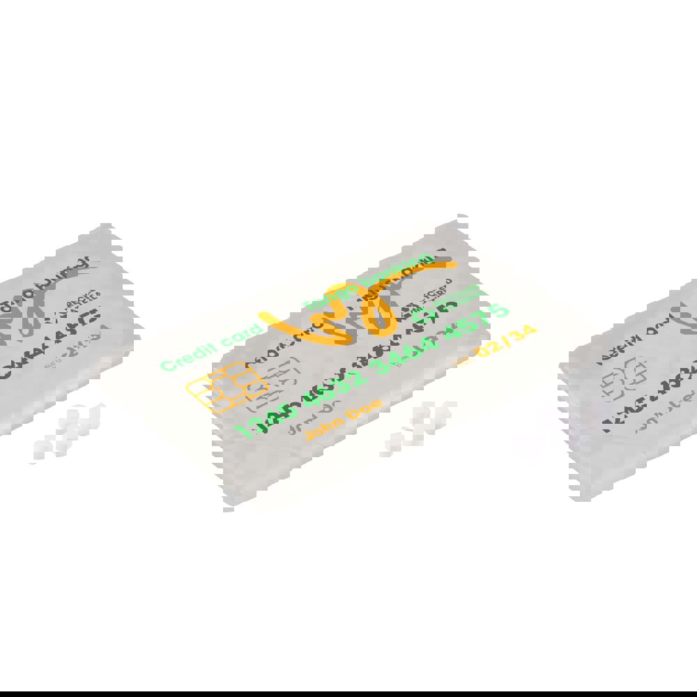 Mint creditcard met suikervrije mints - met logo of onbedrukt bestellen