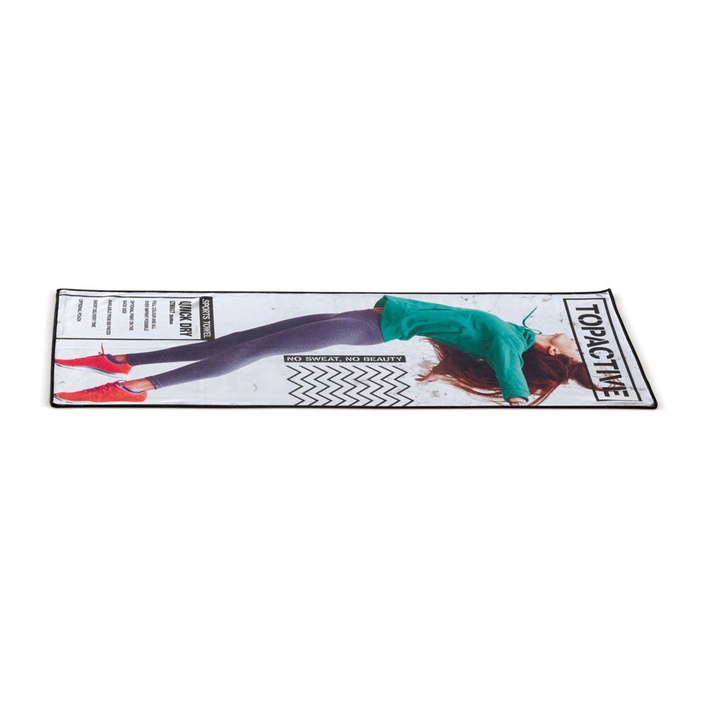 Sneldrogende sporthanddoek met custom-made print - bedrukt of onbedrukt verkrijgbaar