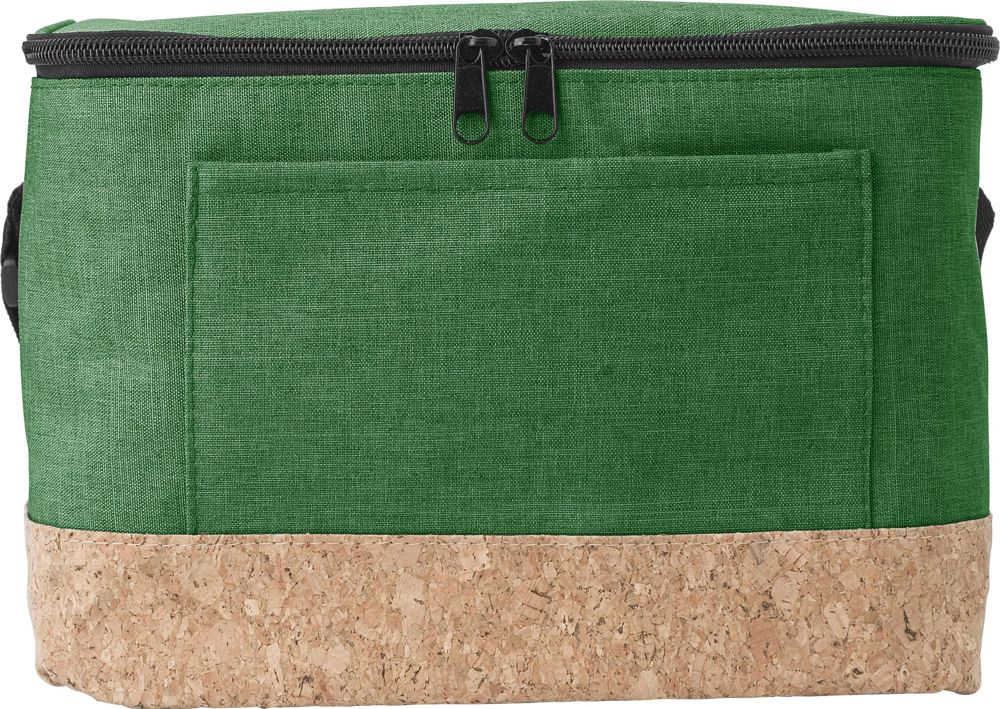 Polyester (600D) koeltas Dieter - bedrukt of onbedrukt verkrijgbaar - groen