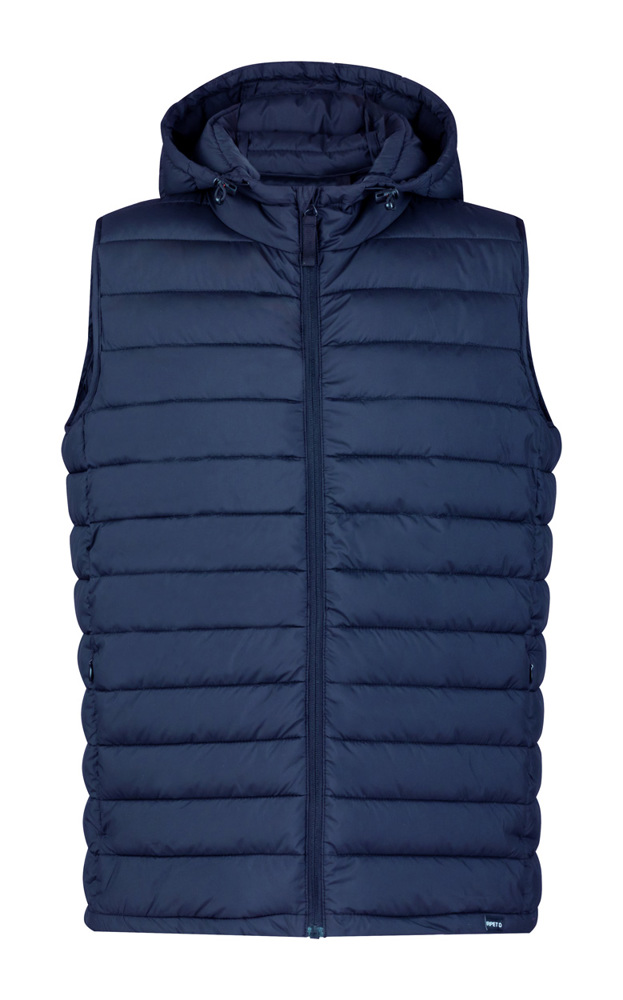 Nordra - bodywarmer vest - met logo of onbedrukt bestellen - maat L-donker blauw