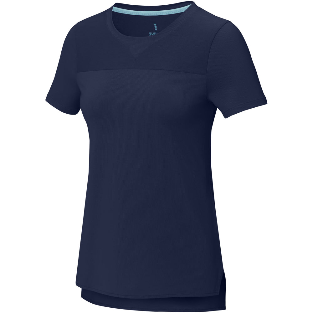Borax Dames T-shirt met korte mouwen, cool fit, GRS gerecycled - kopen of bedrukken - Marineblauw