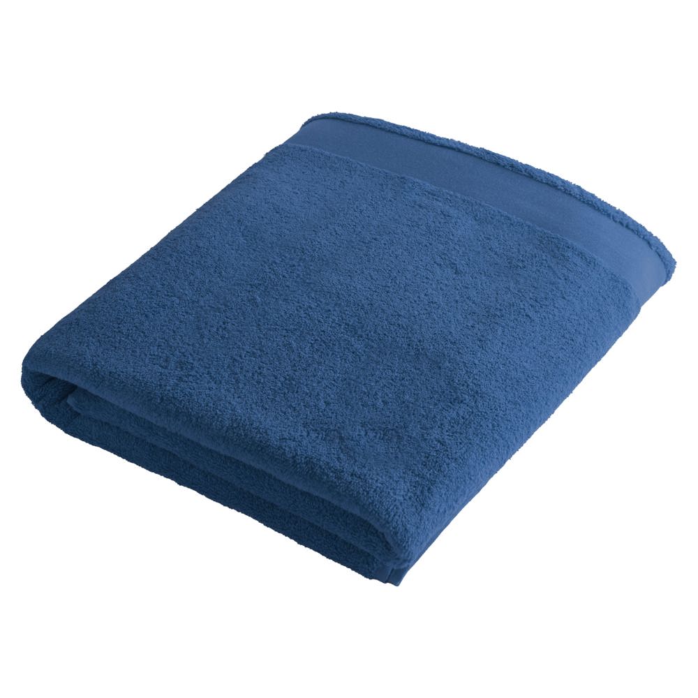 Sophie Muval strandhanddoek 180x100 cm, 520 gr/m² - met logo of onbedrukt bestellen - Navy (PMS 533c) / Navy