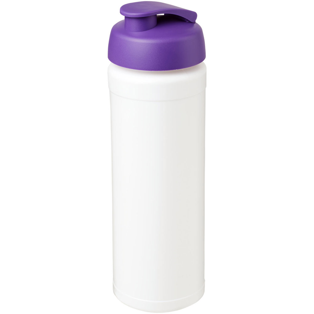 Baseline® Plus grip 750 ml sportfles met flipcapdeksel - kopen of bedrukken - Wit, Paars