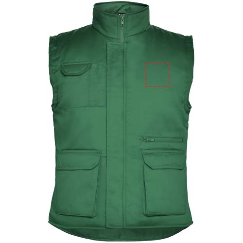 Almanzor multifunctionele werkbodywarmer met hoge kraag