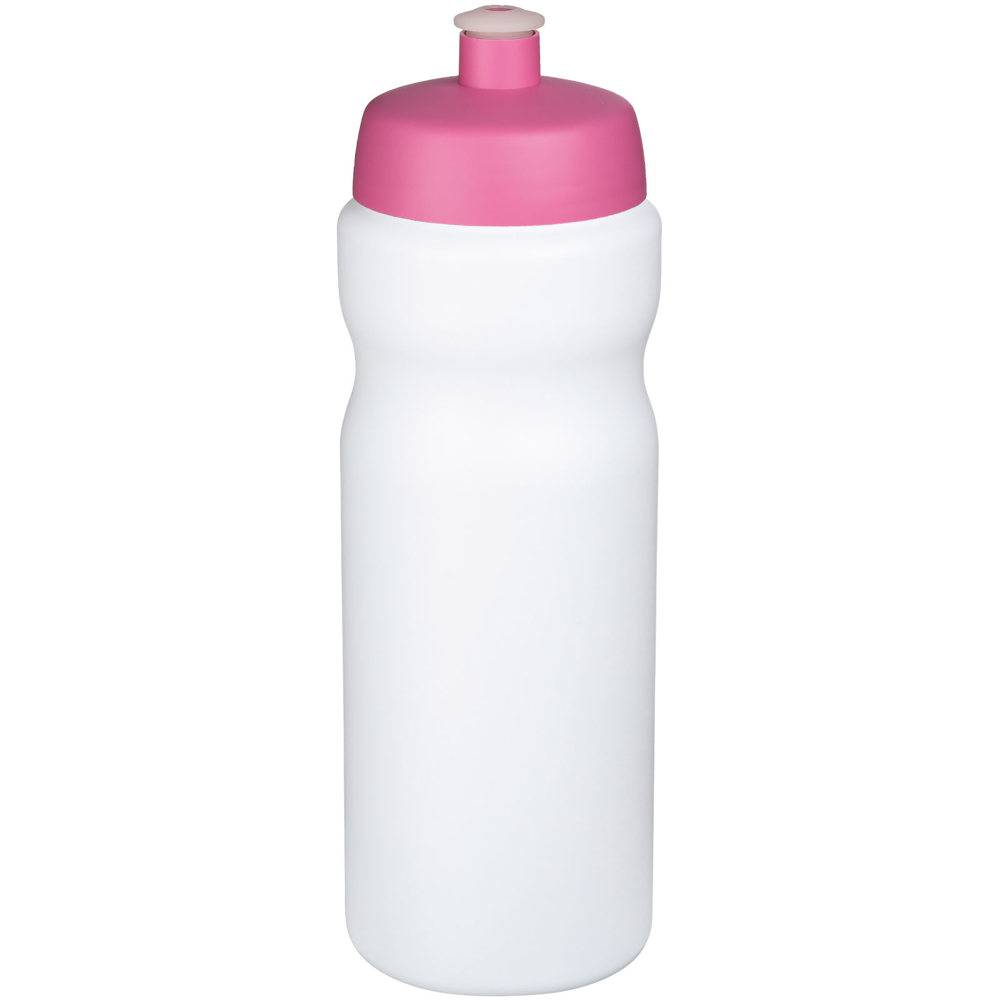 Baseline® Plus 650 ml sportfles - met logo of onbedrukt bestellen - Wit, Roze
