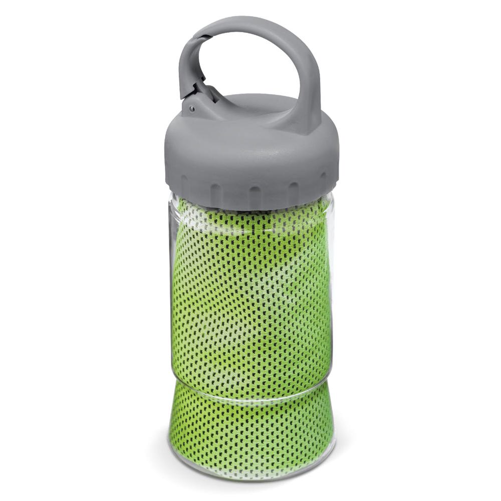 Fitness handdoek 32x88cm - voor bedrijven en relatiegeschenken - lichtgroen