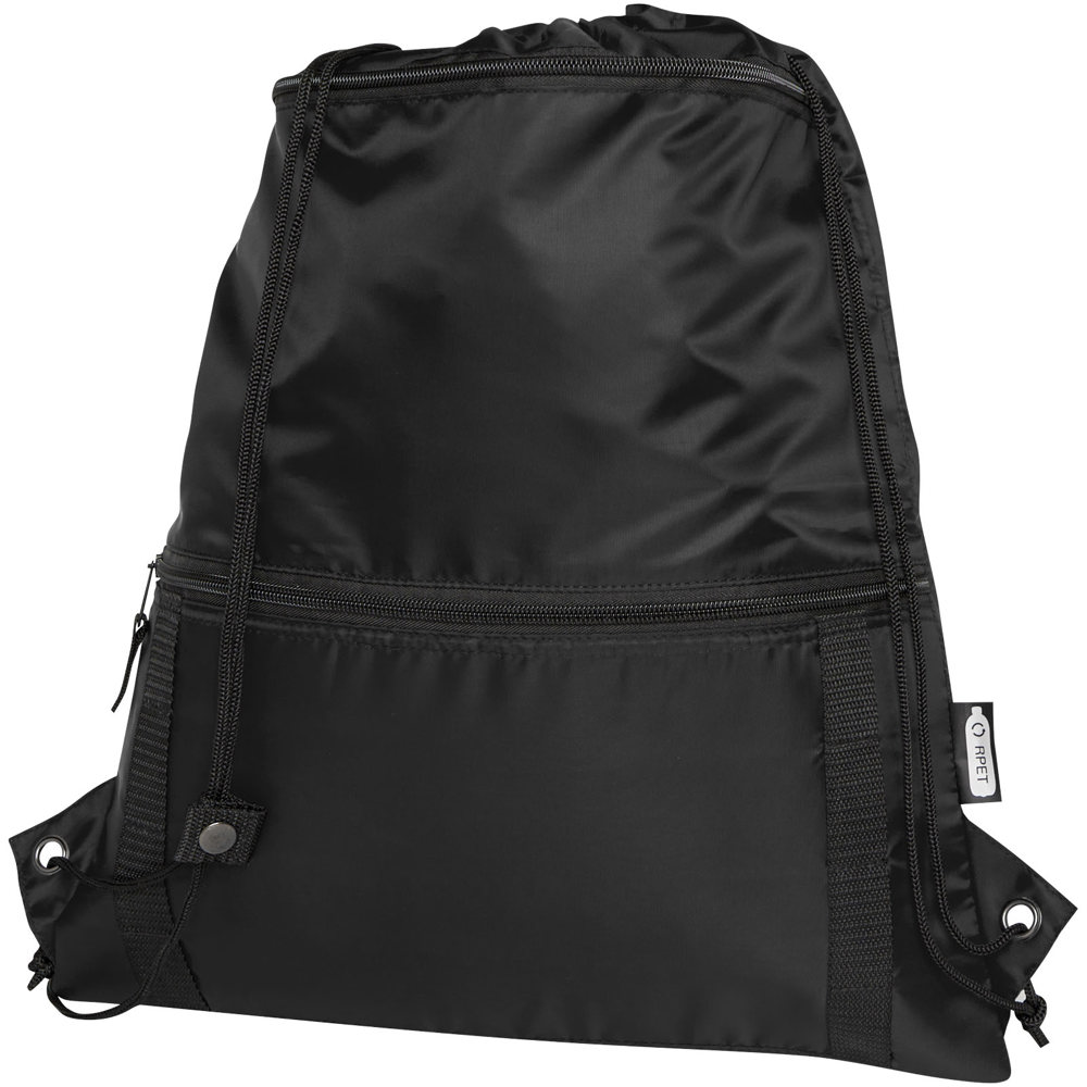 Adventure gerecyclede geïsoleerde tas met trekkoord 9L - met logo of onbedrukt bestellen