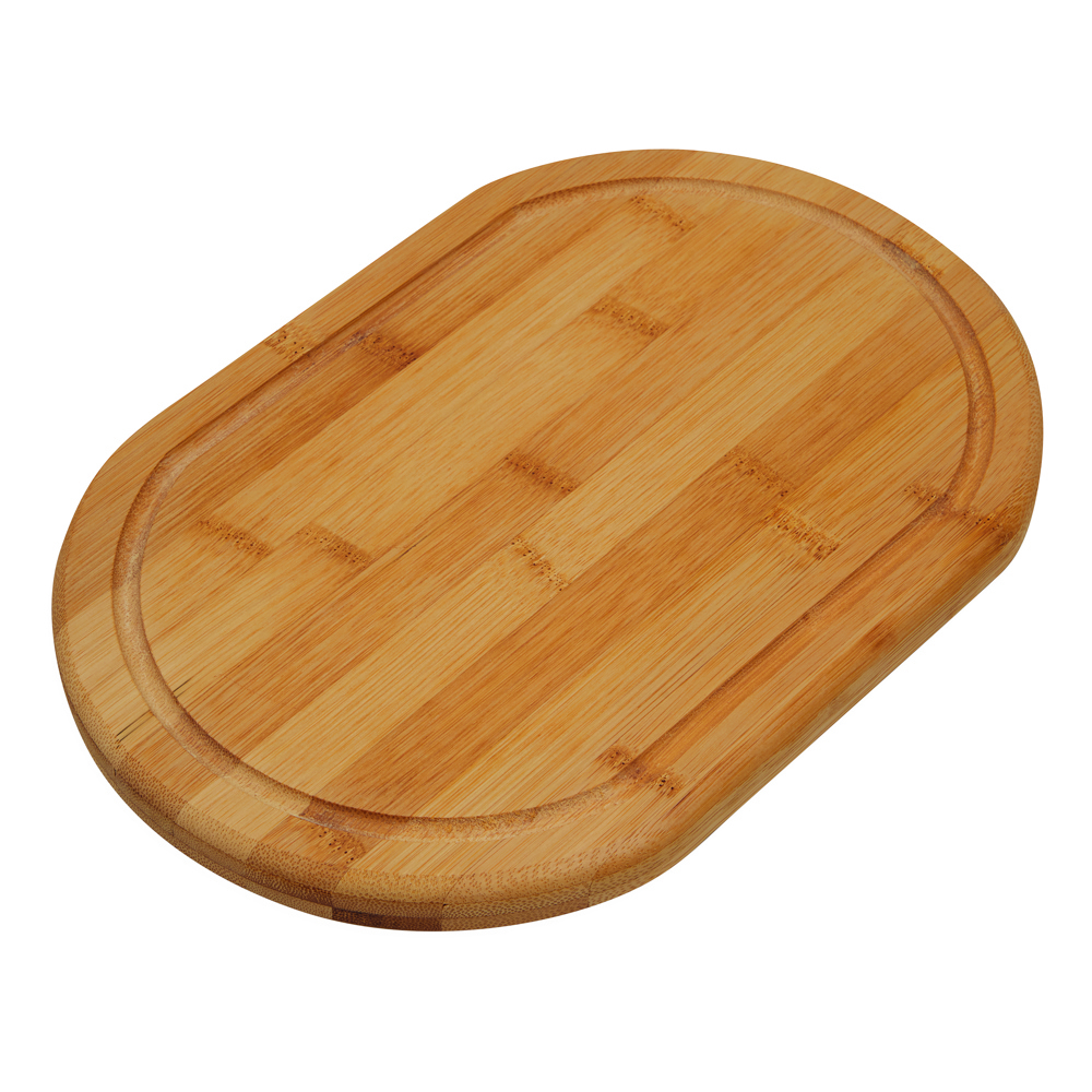 BAMBOO-ROUND - Robuuste snijplank - voor bedrijven en relatiegeschenken