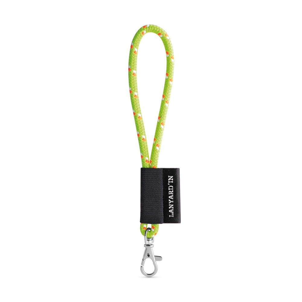 75092. Lanyard Nautic Short Set. Standaard modellen - met logo of onbedrukt bestellen - Hexachrome geel