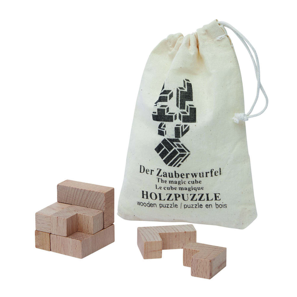 CRAZY CUBE - Houten puzzel - kopen of bedrukken