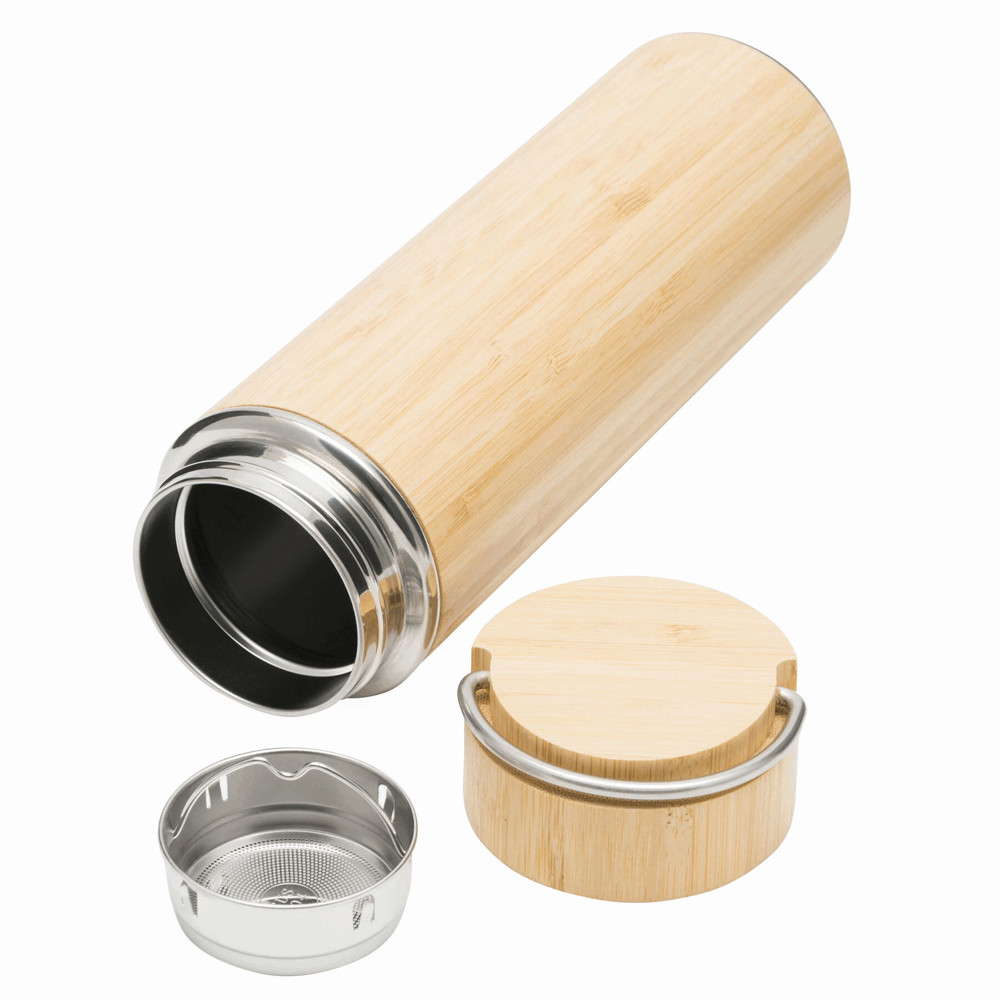 BAMBOO HOT - Isoleerfles - voor bedrijven en relatiegeschenken