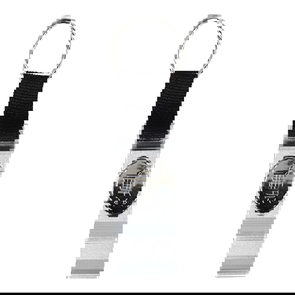 3-in-1 flesopener sleutelhanger - bedrukt of onbedrukt verkrijgbaar - Zilver