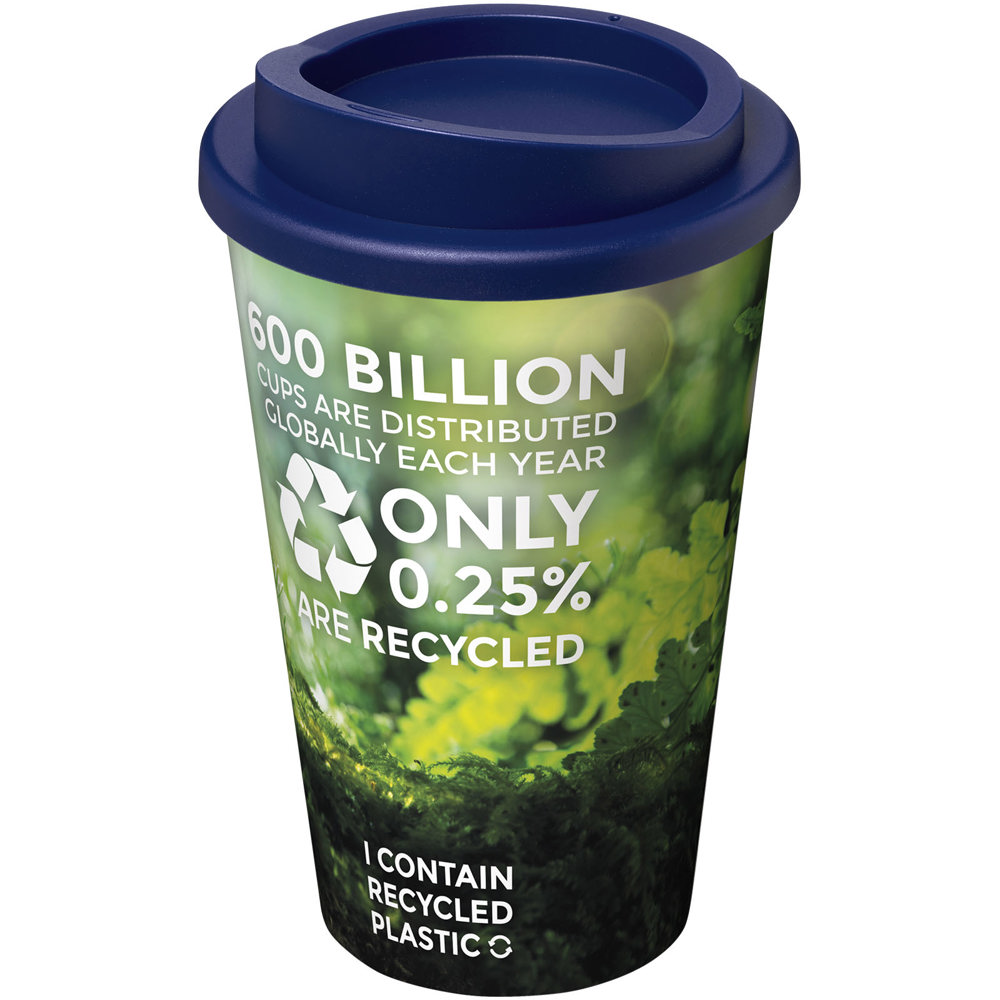 Brite Americano® 350 ml geïsoleerde beker - met logo of onbedrukt bestellen - Blauw