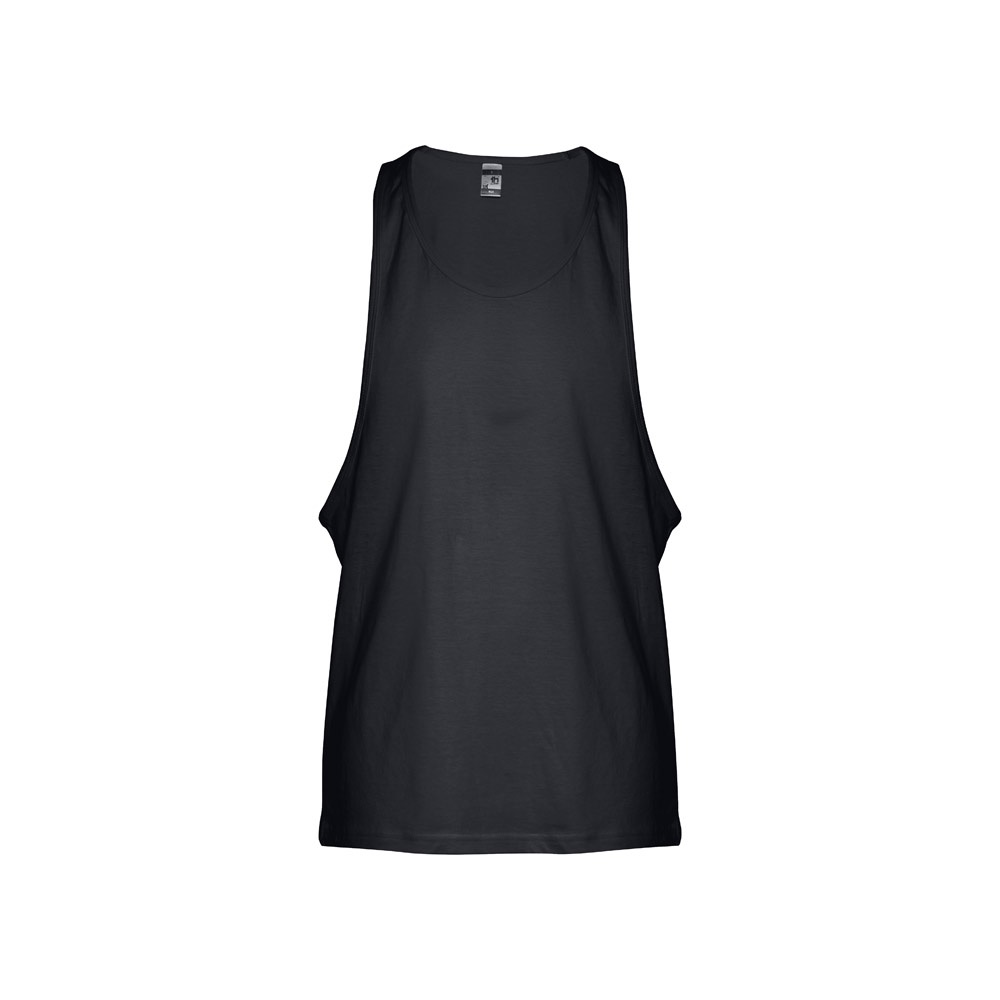 THC IBIZA. Męska koszulka na ramiączka - kopen of bedrukken - Zwart