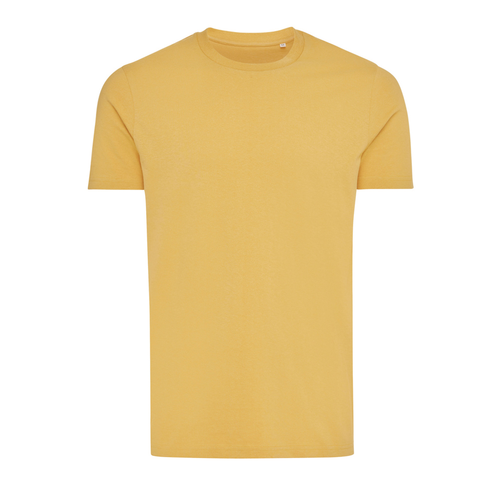 IQONIQ Bryce gerecycled katoen t-shirt - kopen of bedrukken - ochre yellow (± PMS 14-1041 TCX)