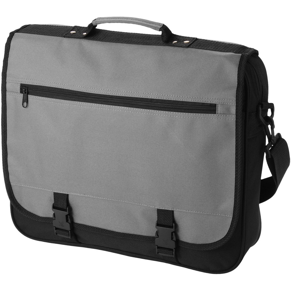 Anchorage polyester conferentietas 11L - met logo of onbedrukt bestellen - donkergrijs