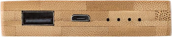 Bamboe powerbank Ruby