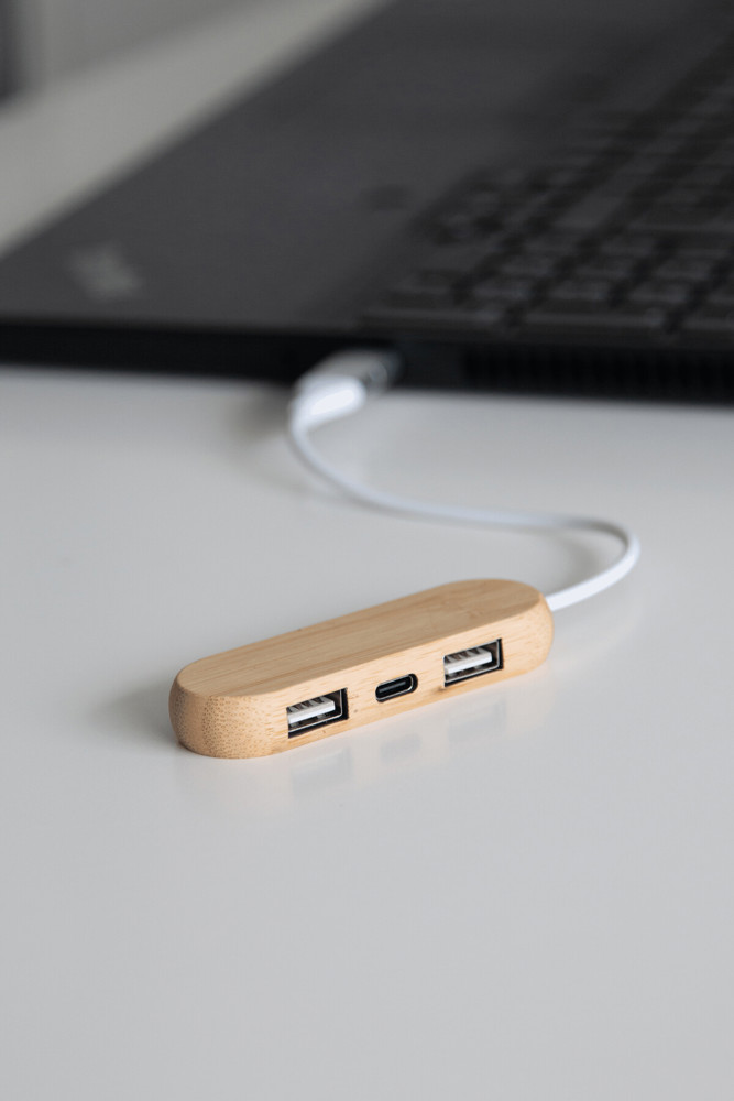 MULTIPLIER - USB-hub - met logo of onbedrukt bestellen