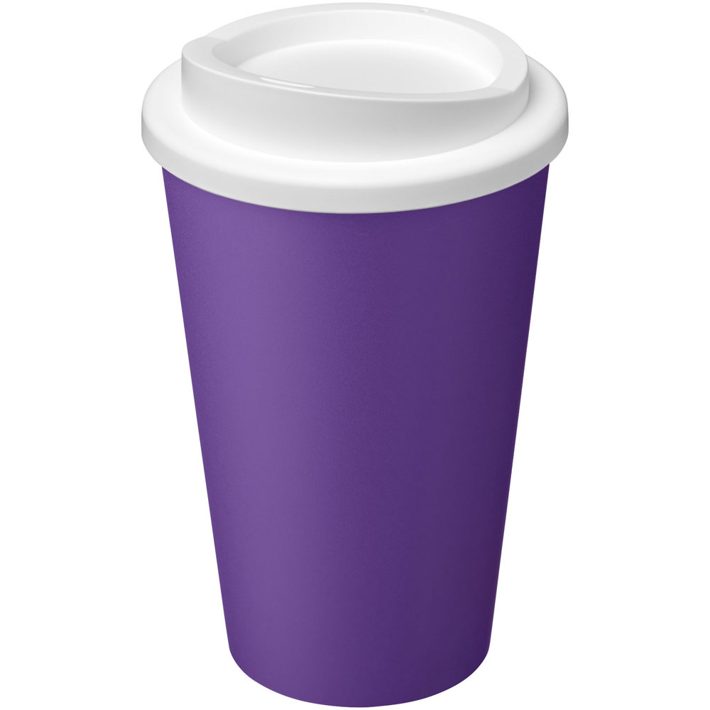 Americano® Eco 350 ml gerecyclede drinkbeker - kopen of bedrukken - Paars, Wit