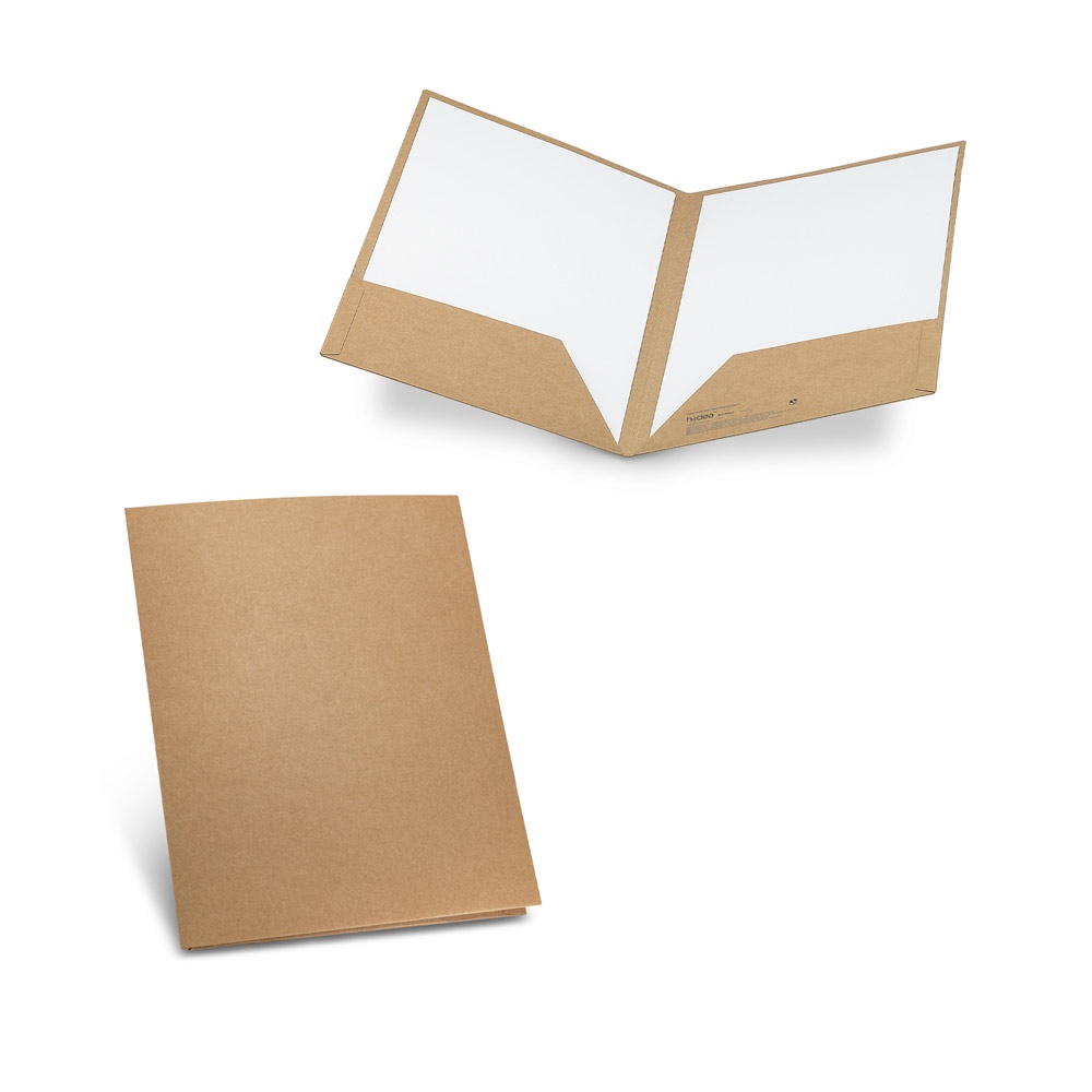 PUZO. A4 documentenmap, gemaakt van 100% gerecycled papier (400 g/m²) - kopen of bedrukken