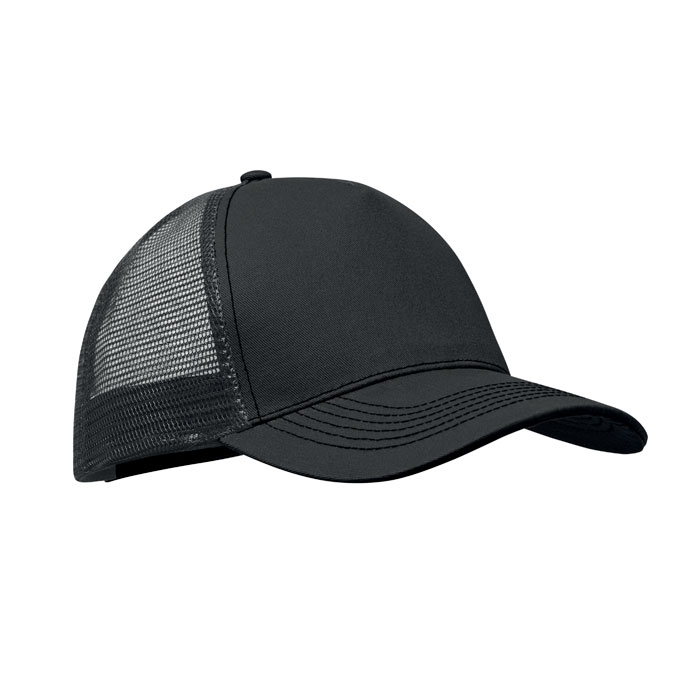 BLIST - 5 panelen trucker cap - kopen of bedrukken - Zwart