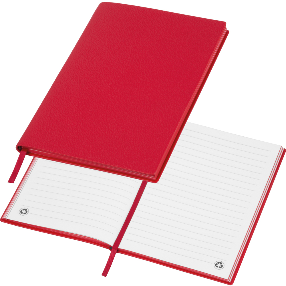 A5-notitieboekje gemaakt van zacht PU - Rood