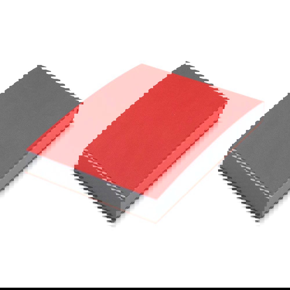 Notitieblock gerecycled papier 150 vellen - kopen of bedrukken - Rood