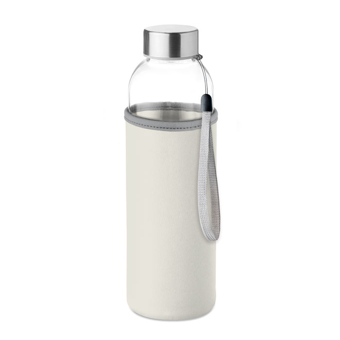 UTAH GLASS - Drinkfles 500ml - voor bedrijven en relatiegeschenken - beige