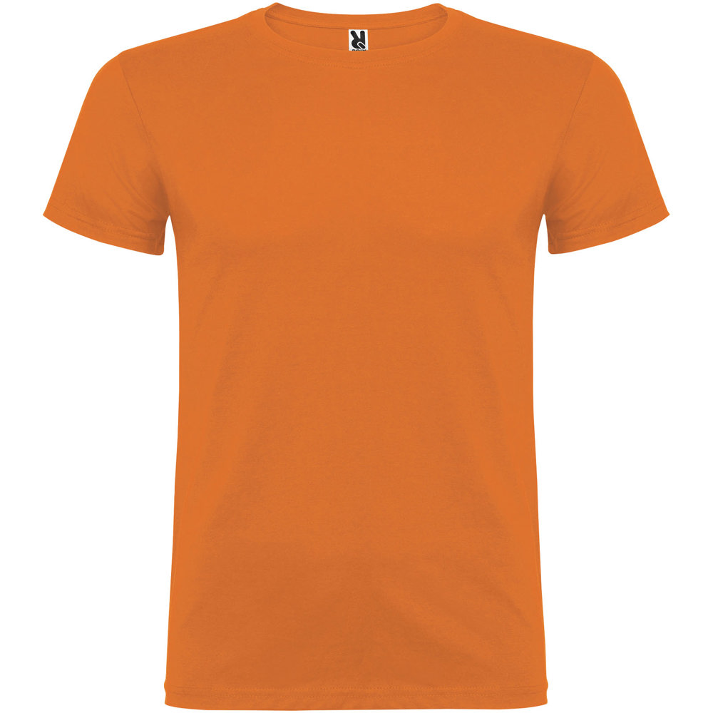 Beagle herenshirt met korte mouwen - met logo of onbedrukt bestellen - Oranje