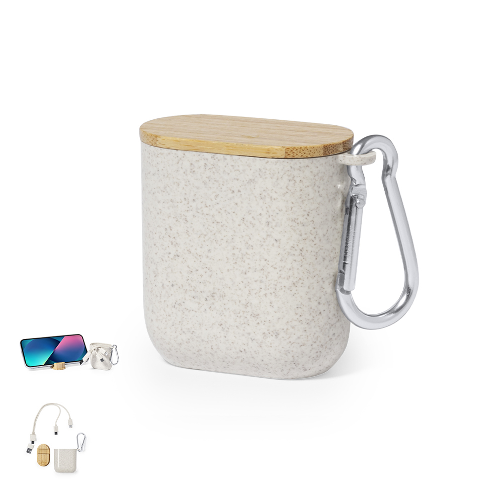 Oplaadkabel Brayce - bedrukt of onbedrukt verkrijgbaar