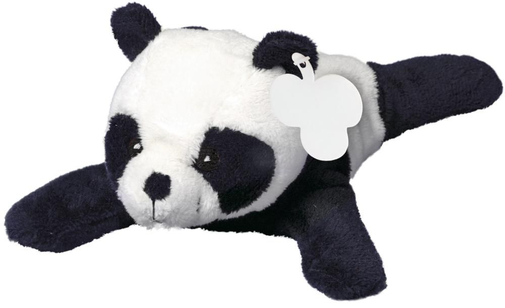 Pluche panda Leila - voor bedrijven en relatiegeschenken - zwart/wit